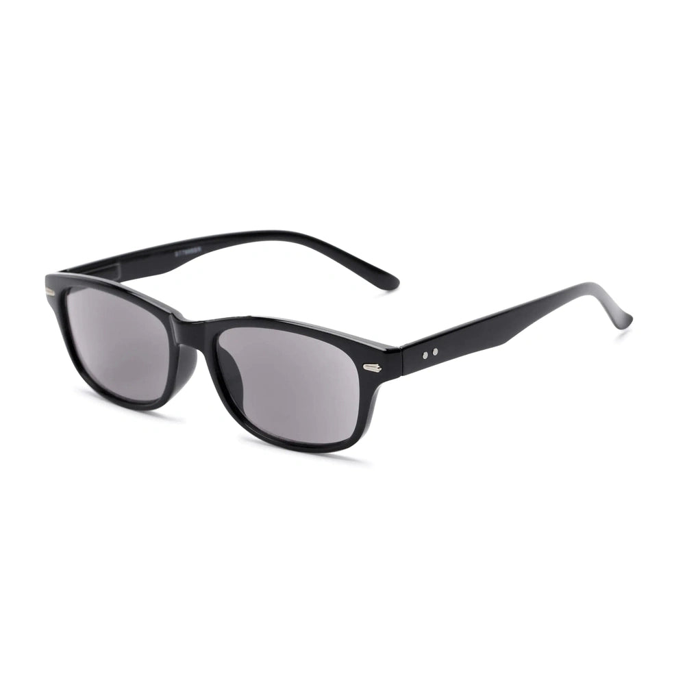 Unisex +1.00 Reading Sunglasses, Tortoise Frame, Smoke Tinted UV Lenses, Outdoor All-Day Wear – Key West