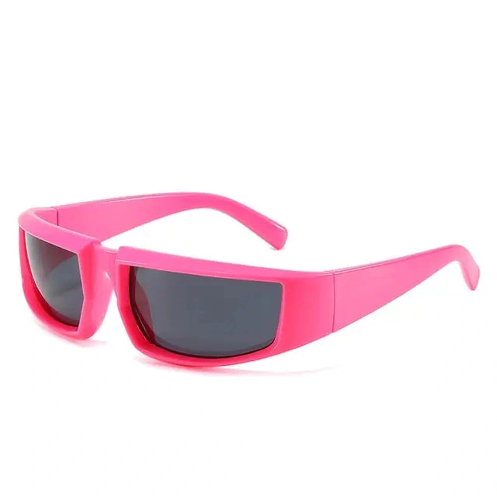 Unisex Steampunk Sunglasses, Silver Mirror UV Lenses, Adjustable Nose Pads, Cycling Running Outdoor – Goggle