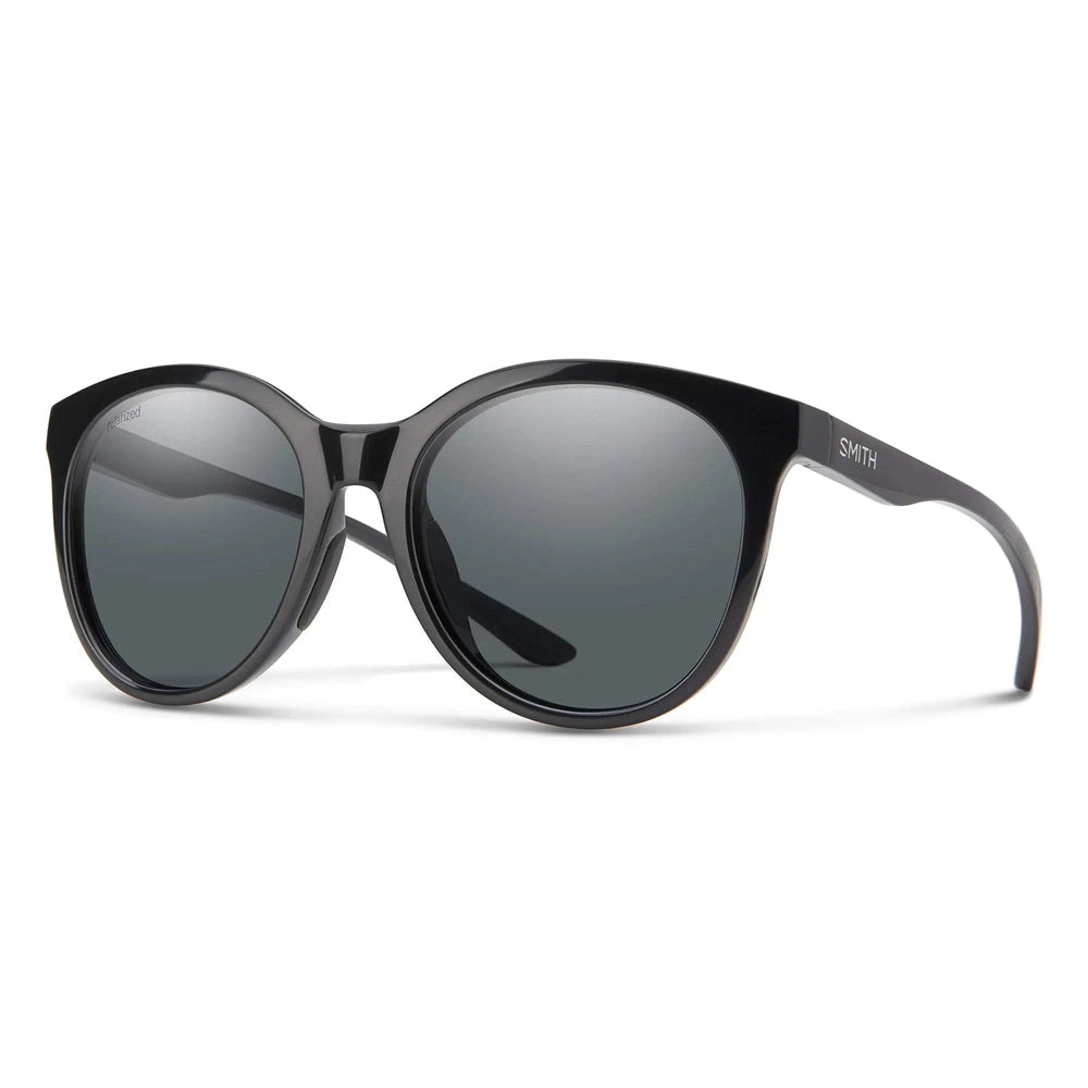 Women's Round Polarized Sunglasses, Bio-Based Frame, ChromaPop UV400 Lenses, Lightweight All-Day Wear – Smith Bayside