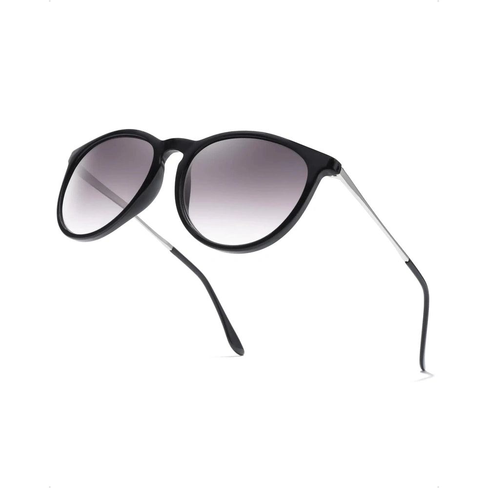 Women's Full-Lens Reading Sunglasses, Metal Frame, UV Protection, Scratch-Resistant, Strengths +1.00–+4.00 – IGnaef