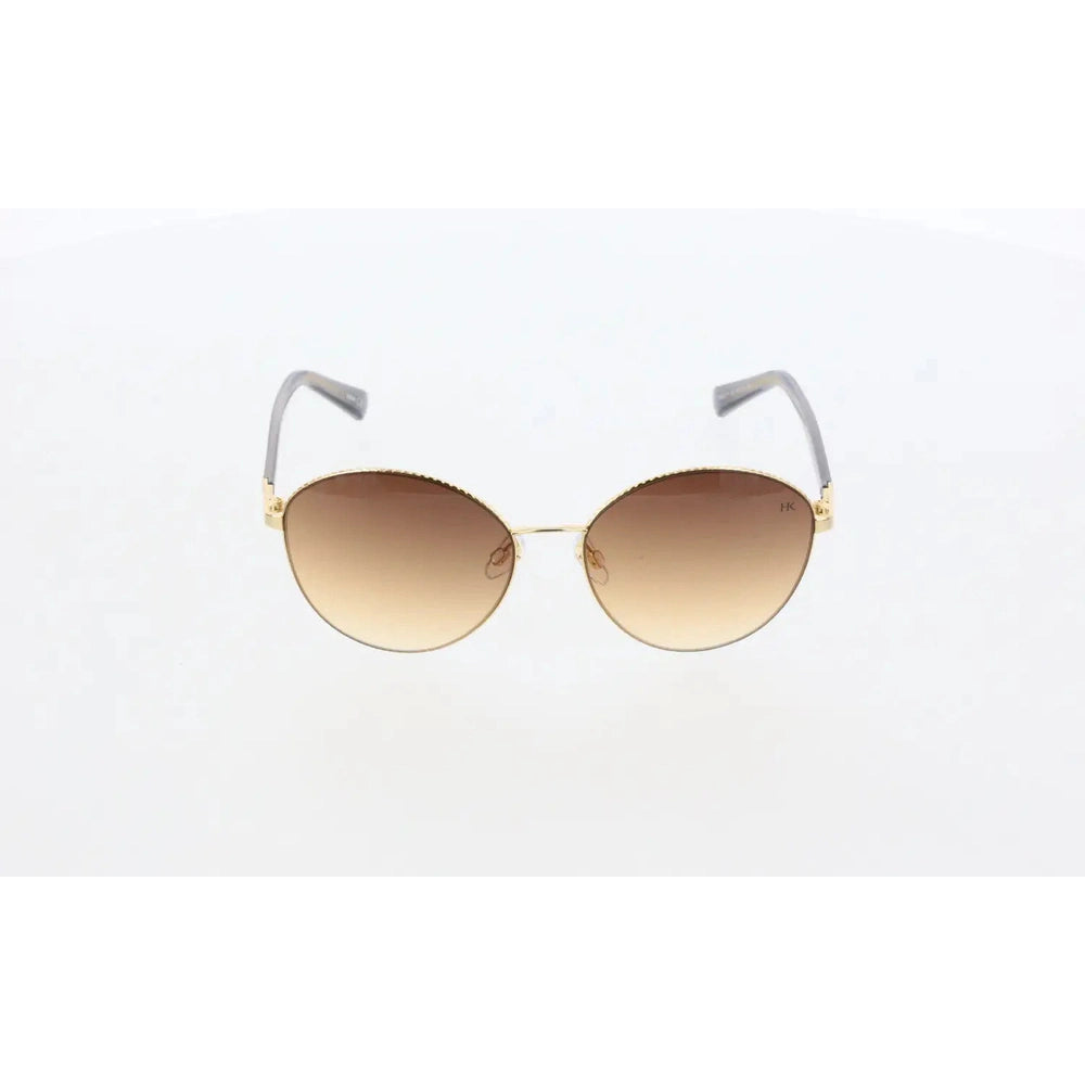 Women's Geometric Cat-Eye Sunglasses, Sharp Angular Frame, Tinted Lens, Street-Ready Style - Hawk GÜNEŞ 2077 03