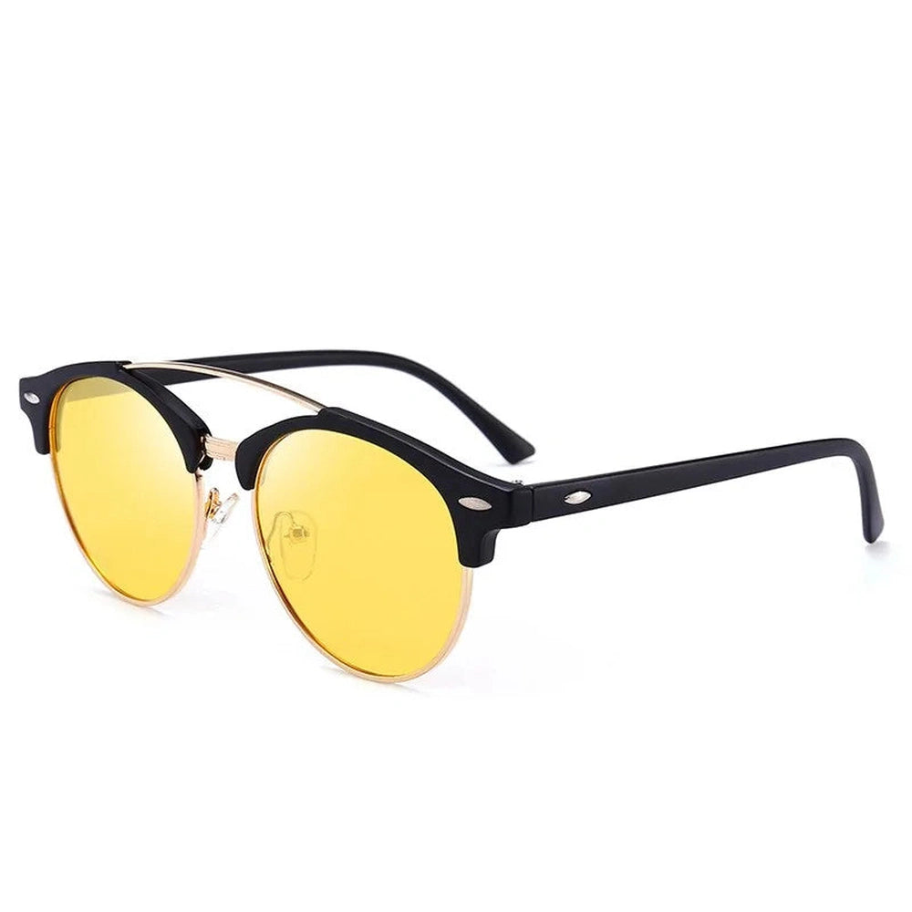 Unisex Round Polarized Sunglasses, Full UV Protection, Enhanced Color Contrast Lenses, All-Day Glare-Free Wear – Orbilenz