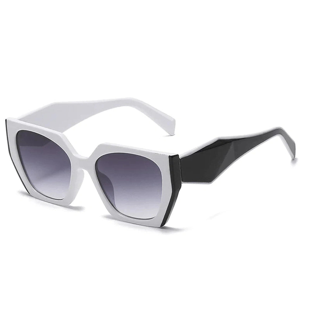 Women's Square Sunglasses, Impact-Resistant Polycarbonate Frame, UV Protection, Bold Designer Style – Perla