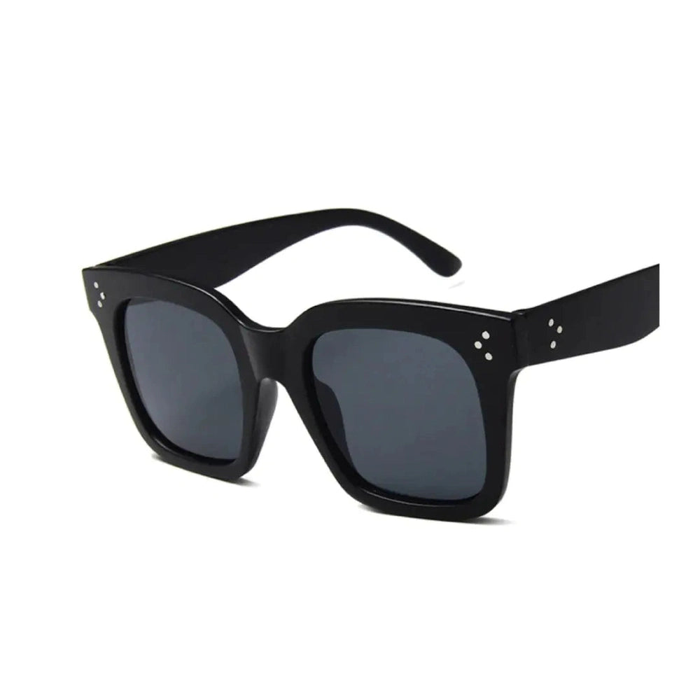 Women's Square Sunglasses, Lightweight Polycarbonate Frame, UV400 Acrylic Lenses, Includes Protective Case – Adele