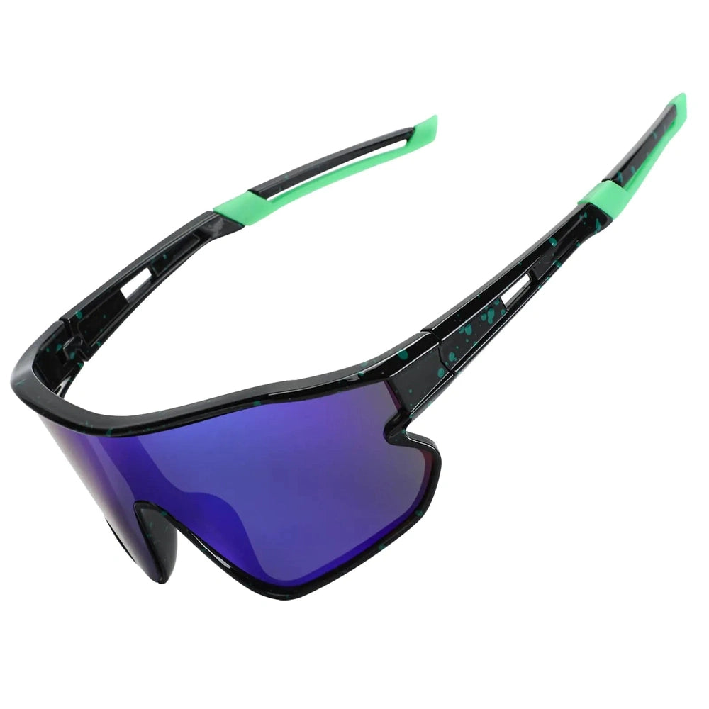 Unisex Sports Sunglasses, Ventilated Anti-Slip Silicone Frame, UV400 PC Lenses, Cycling Running Baseball – HappyVEs