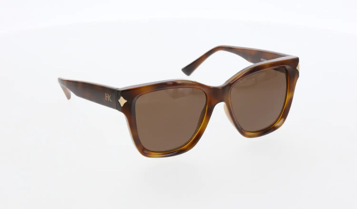 HAWK SUN 2081 02 - Geometric Brown Sunglasses for Women