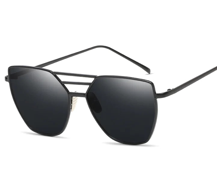 Polarized Metal Frame Aviator Sunglasses & Lightweight Sun Eyewear