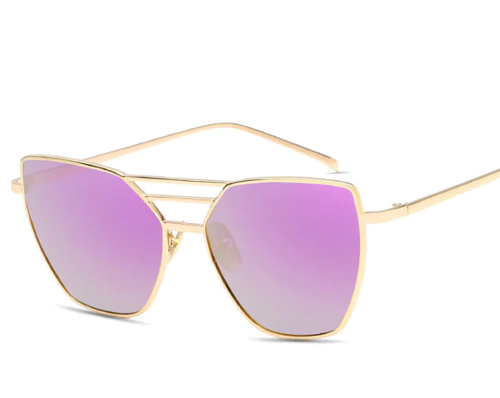Polarized Metal Frame Aviator Sunglasses & Lightweight Sun Eyewear