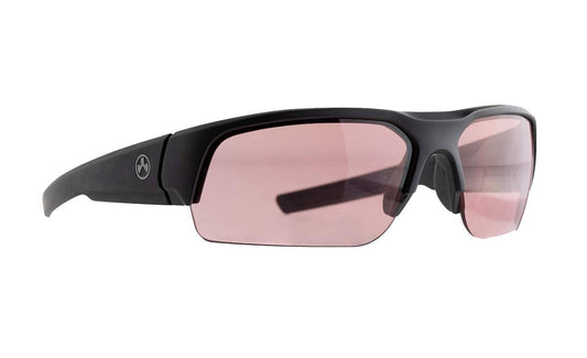 Magpul Rimless Ballistic Sunglasses, Z87+ Interchangeable Lens Eyewear, Black Rose