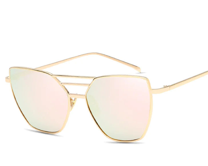 Polarized Metal Frame Aviator Sunglasses & Lightweight Sun Eyewear