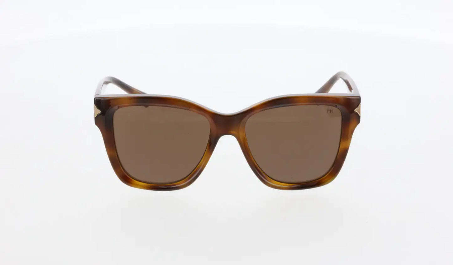 HAWK SUN 2081 02 - Geometric Brown Sunglasses for Women
